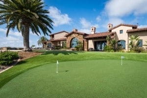 artificial putting green